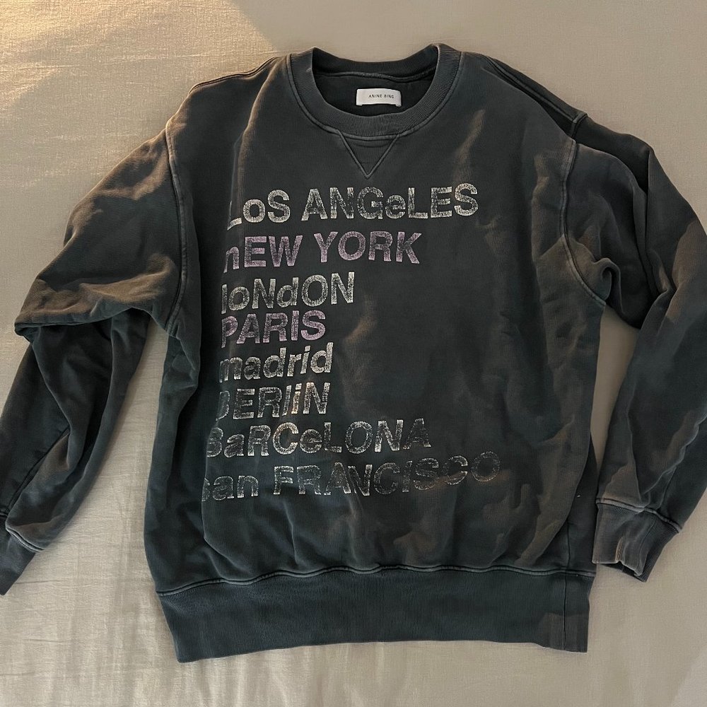 Anine Bing City Love Sweatshirt